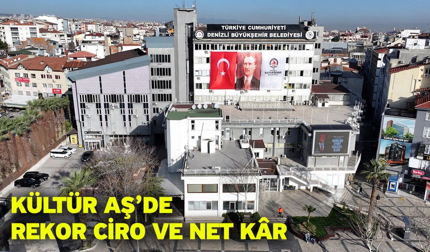 Kültür AŞ’de rekor ciro ve net kâr