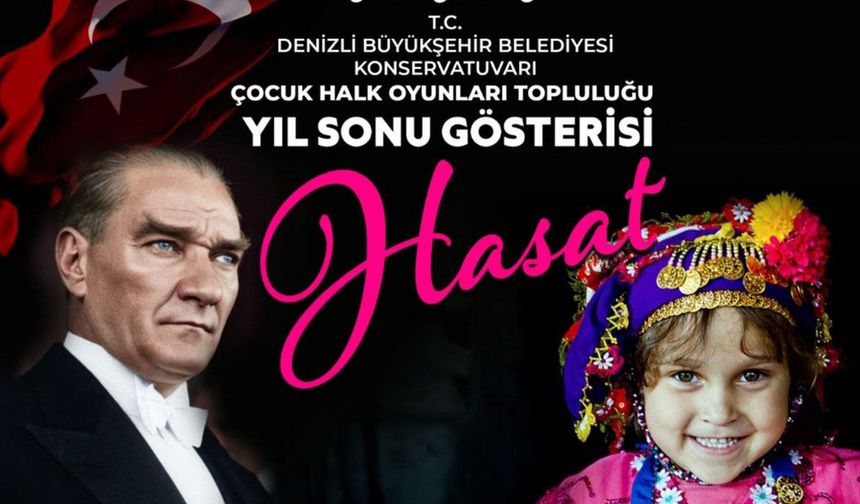 Denizli Büyükşehir’in minik yıldızları sahneye çıkıyor