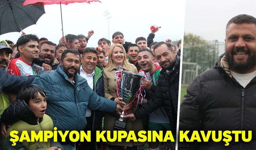 Şampiyon kupasına kavuştu
