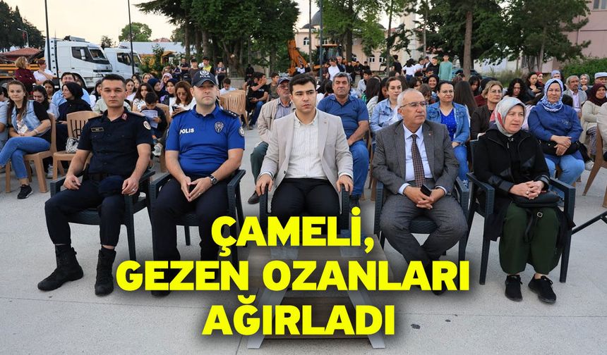 Çameli’de Gezen Ozanlar Konseri ve açık hava sineması büyük ilgi gördü