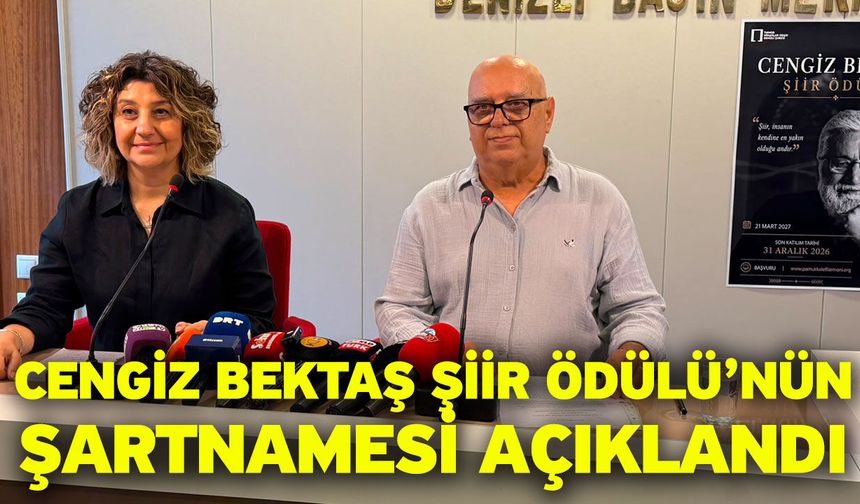 Cengiz Bektaş Şiir Ödülü’nün Şartnamesi Açıklandı