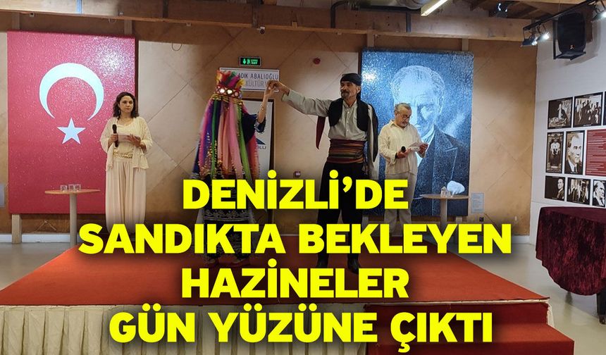 Denizli’de sandıkta bekleyen hazineler gün yüzüne çıktı