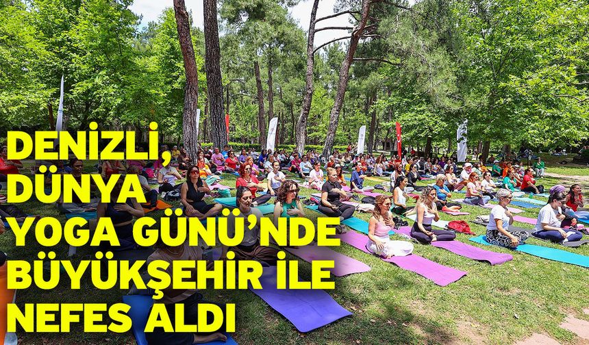 Çamlık Kent Ormanı’nda doğa ve huzur dolu buluşma
