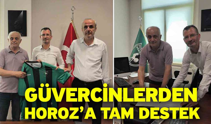 Güvercinlerden Horoz’a tam destek