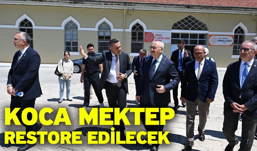 Koca Mektep Restore Edilecek