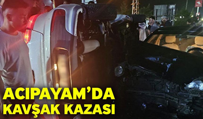 Acıpayam’da Kavşak Kazası