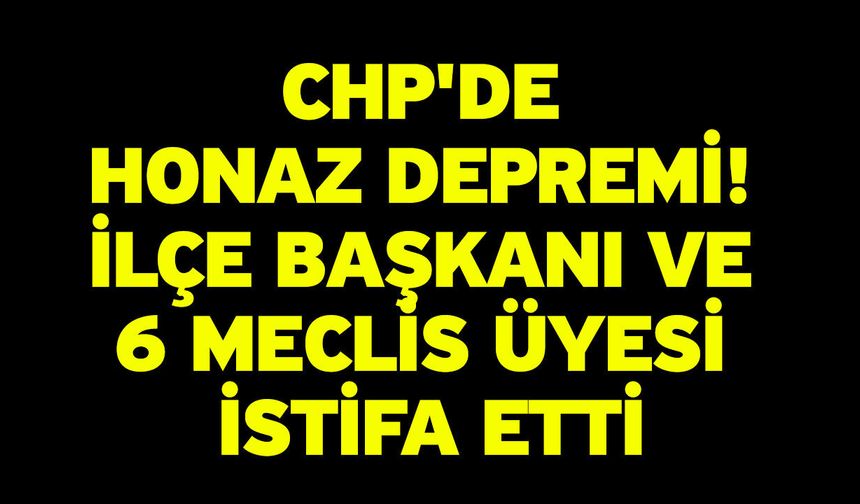 CHP'de Honaz Depremi! İlçe Başkanı ve 6 Meclis Üyesi İstifa Etti