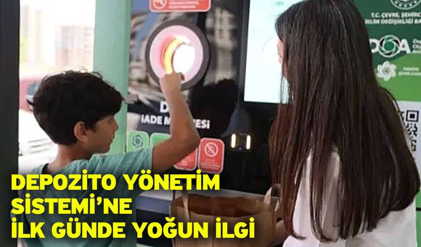 Depozito Yönetim Sistemi’ne ilk günde yoğun ilgi: 1,5 milyon ambalaj geri dönüştürüldü