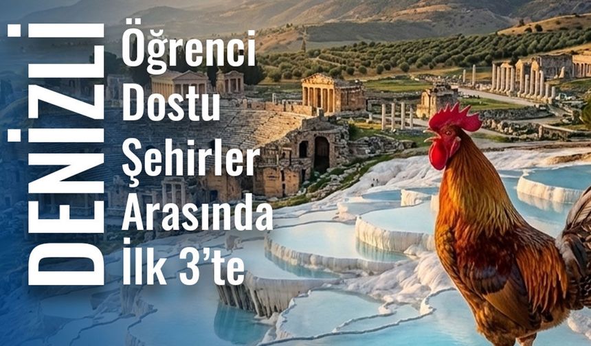 Denizli, Öğrenci Dostu Şehirler Arasında İlk Üçte Yer Aldı