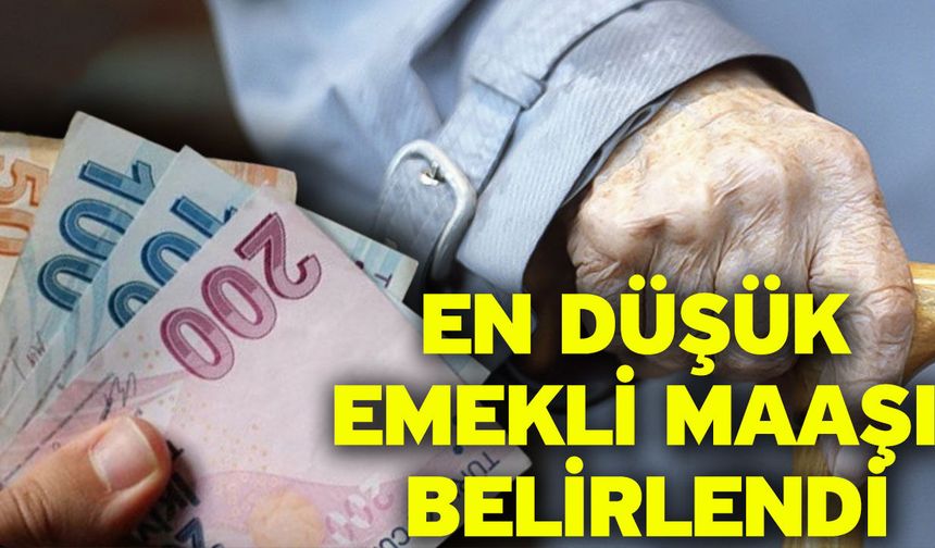 En Düşük Emekli Maaşı Belirlendi