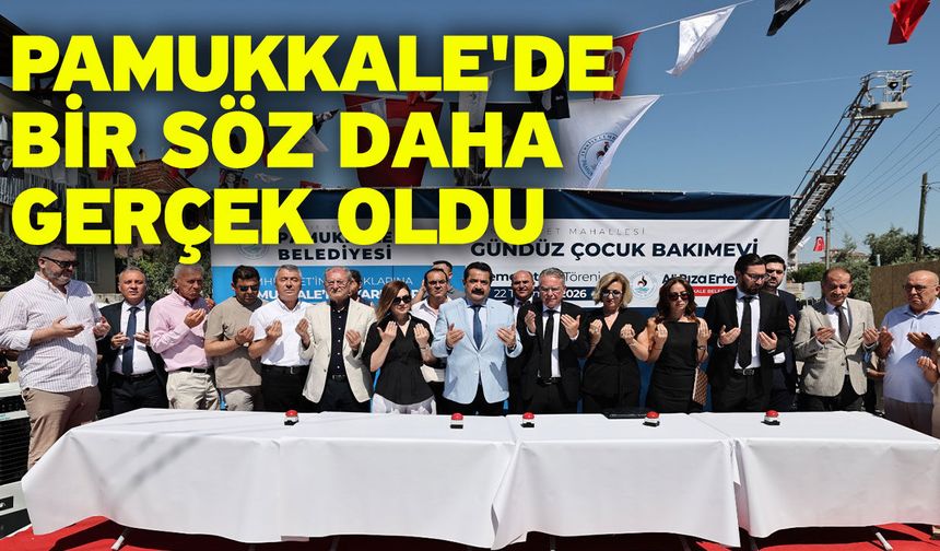 Pamukkale’nin İkinci Gündüz Çocuk Bakimevi’nin Temeli Coşkuyla Atıldı
