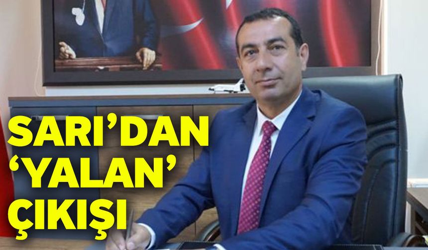 Sarı’dan ‘Yalan’ Çıkışı