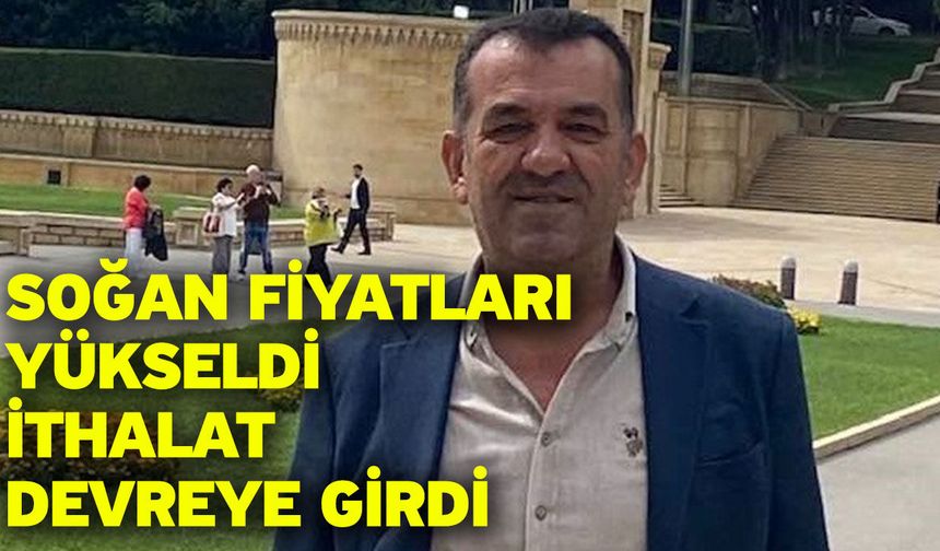 Soğan Fiyatları Yükseldi İthalat Devreye Girdi
