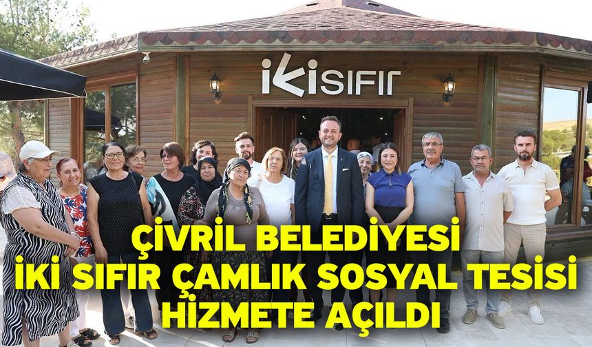 Çivril Belediyesi İki Sıfır Çamlık Sosyal Tesisi Hizmete Açıldı