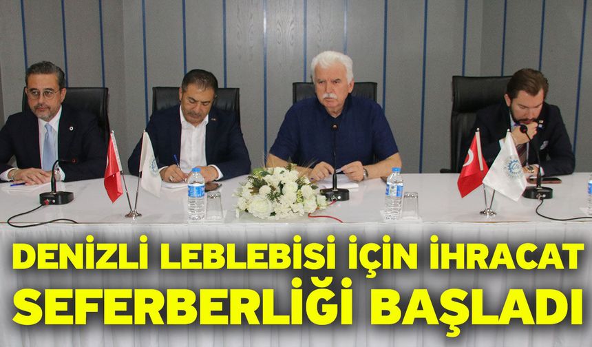 Tefenlili "Hedefimiz Denizli leblebisini dünyaya taşımak"