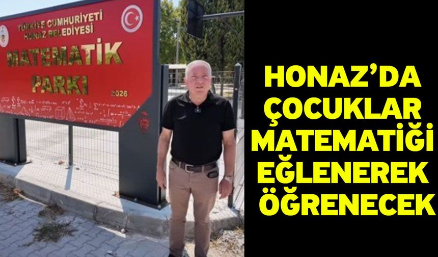 Honaz’da çocuklar matematiği eğlenerek öğrenecek