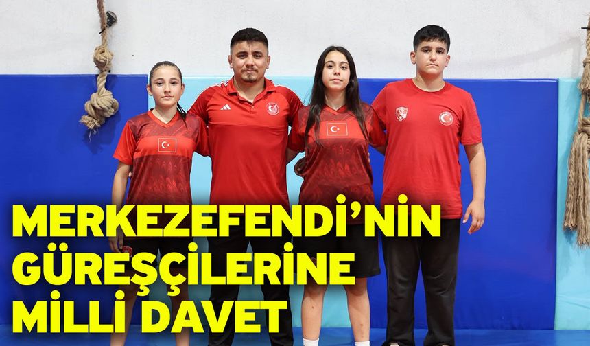 Merkezefendi’nin güreşçilerine milli davet