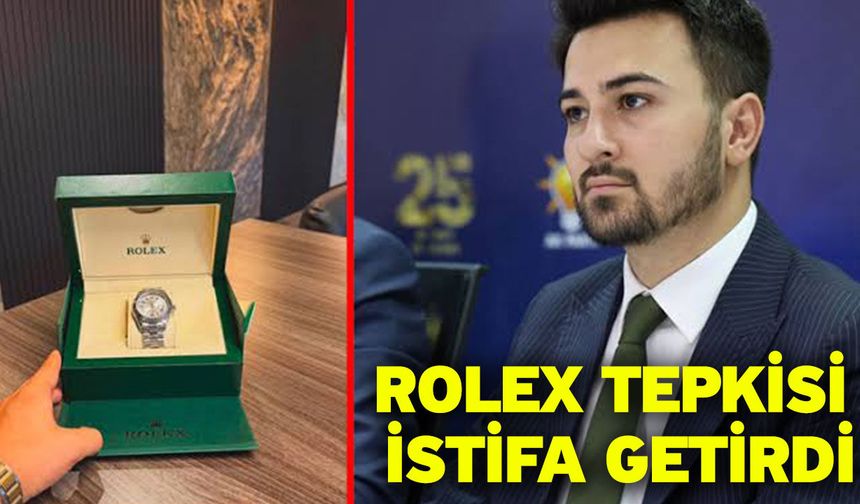 Rolex Tepkisi İstifa Getirdi