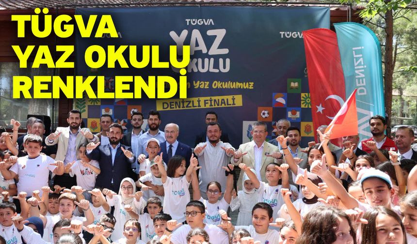 TÜGVA Yaz Okulu Renklendi