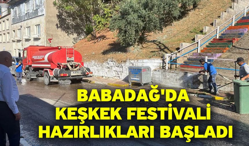 Babadağ'da Keşkek Festivali hazırlıkları başladı
