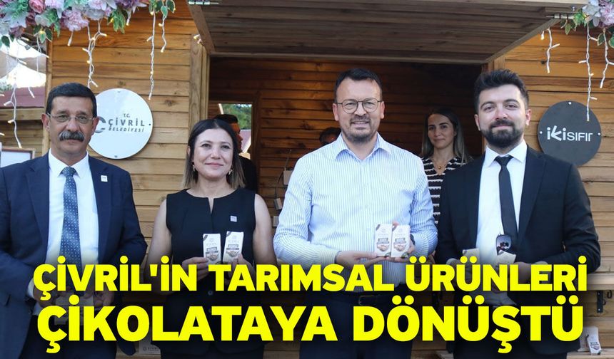 Çivril'in tarımsal ürünleri çikolataya dönüştü