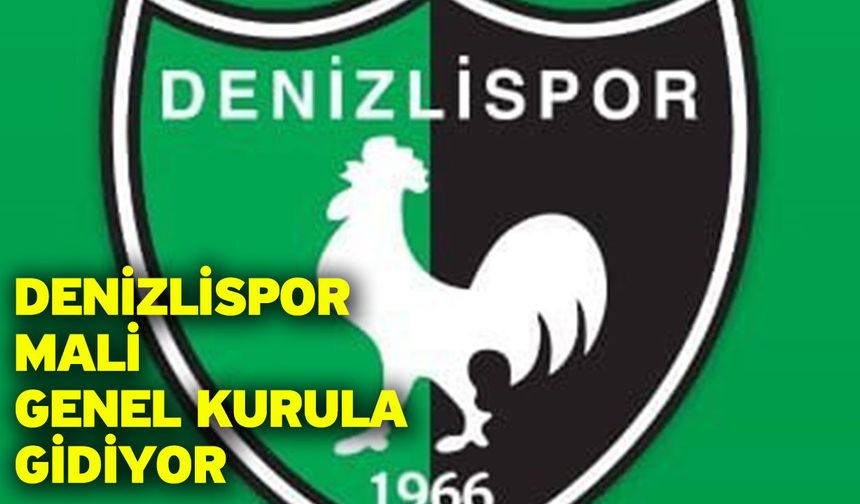 Denizlispor Mali Genel Kurula Gidiyor