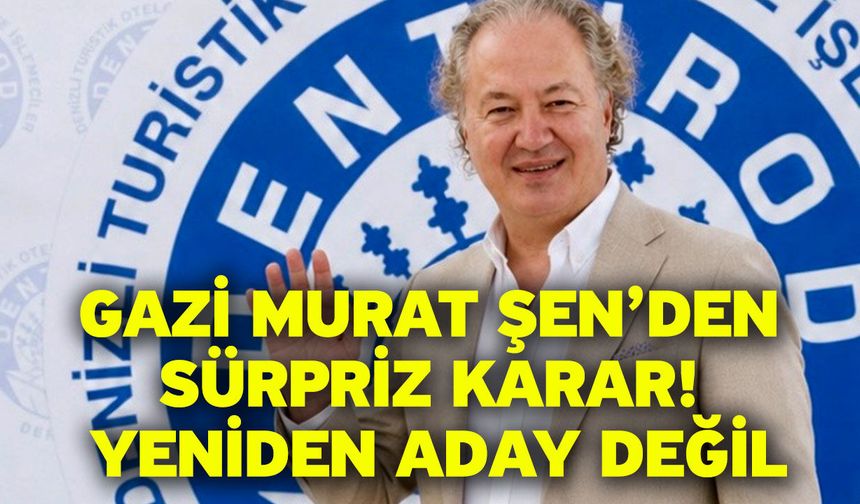 Gazi Murat Şen’den Sürpriz Karar! Yeniden Aday Değil