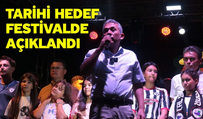 Tarihi Hedef Festivalde Açıklandı