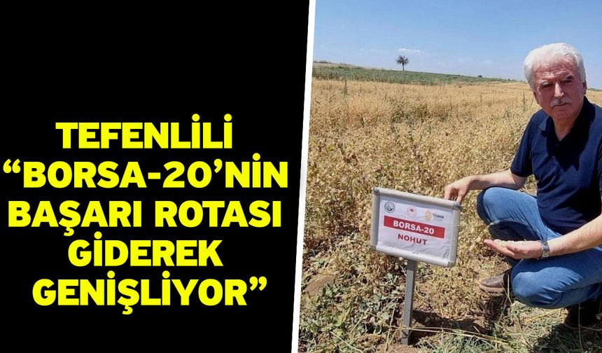 Tefenlili “Borsa-20’nin Başarı Rotası Giderek Genişliyor”