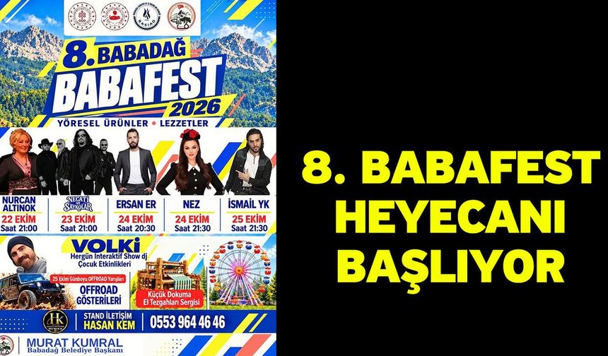 8. Babafest Heyecanı Başlıyor