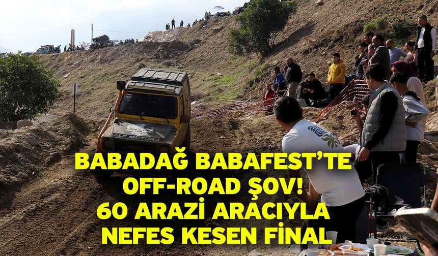 Babadağ BabaFest’te Off-Road Şov! 60 Arazi Aracıyla Nefes Kesen Final