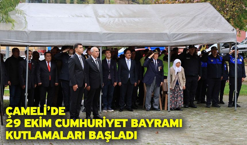 Çameli’de 29 Ekim Cumhuriyet Bayramı Kutlamaları Başladı