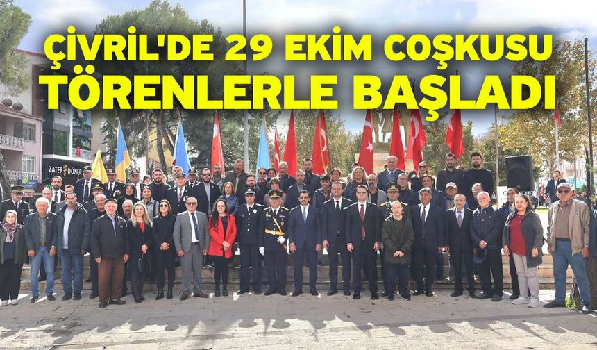 Çivril'de 29 Ekim coşkusu törenlerle başladı