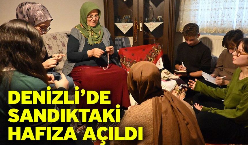 Denizli’de sandıktaki hafıza açıldı