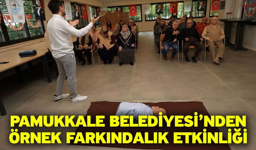 Pamukkale Belediyesi’nden Örnek Farkındalık Etkinliği