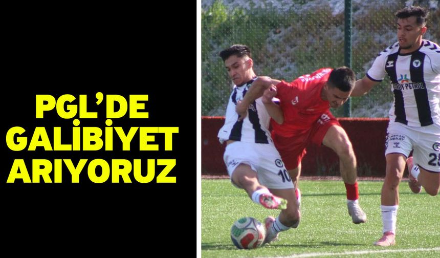 PGL’de galibiyet arıyoruz