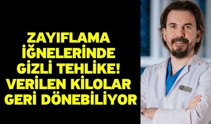 Zayıflama iğnelerinde gizli tehlike! Verilen kilolar geri dönebiliyor