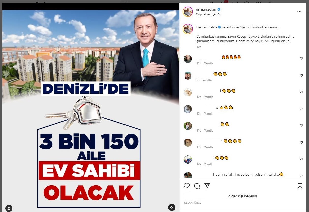 Başkan Zolan'dan Cumhurbaşkanı Erdoğan’a videolu teşekkür (2)