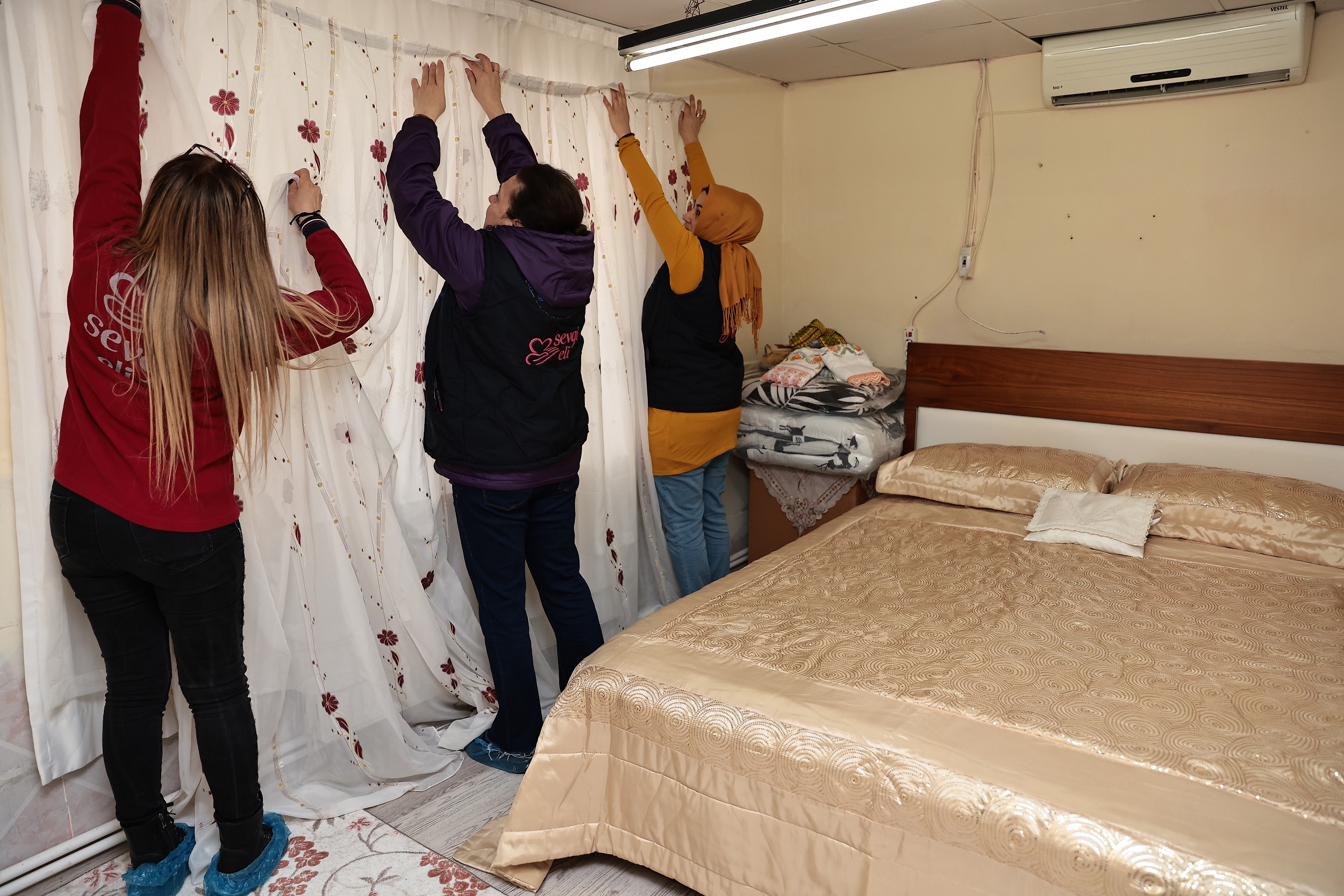 Yangının yaralarını Büyükşehir sardı (1)-1