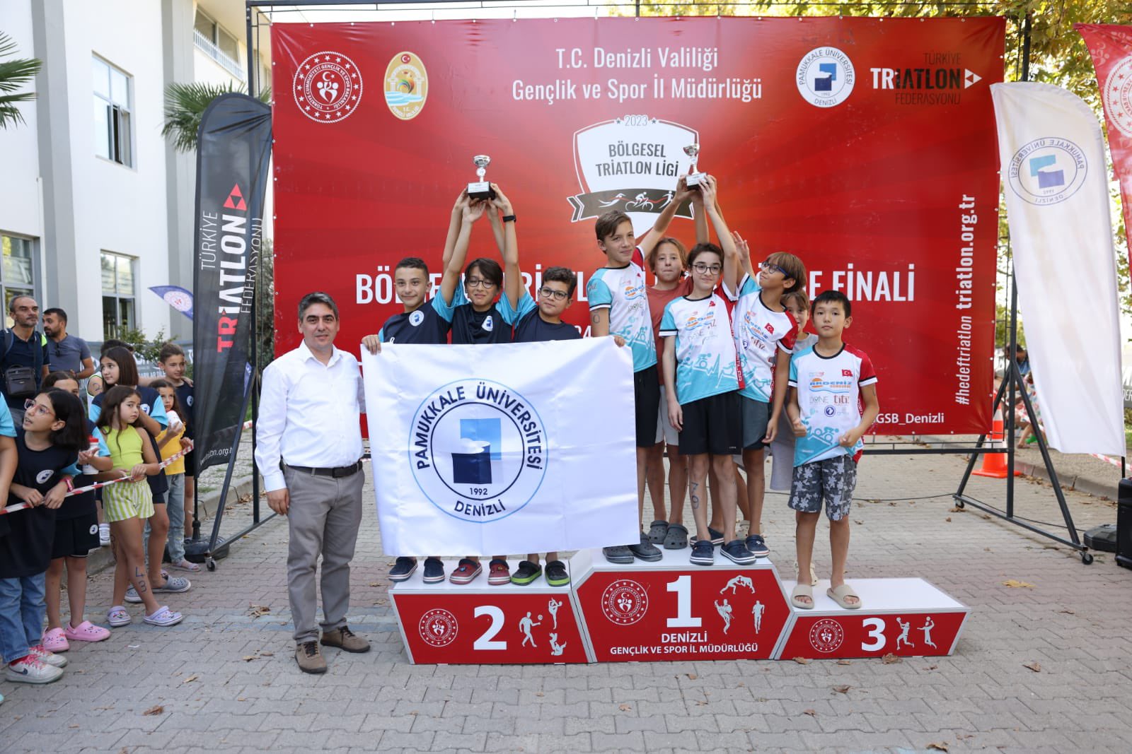 PAÜ, Bölgesel Triatlon Ligi 5. Bölge Final Müsabakalarına Ev Sahipliği Yaptı (1)