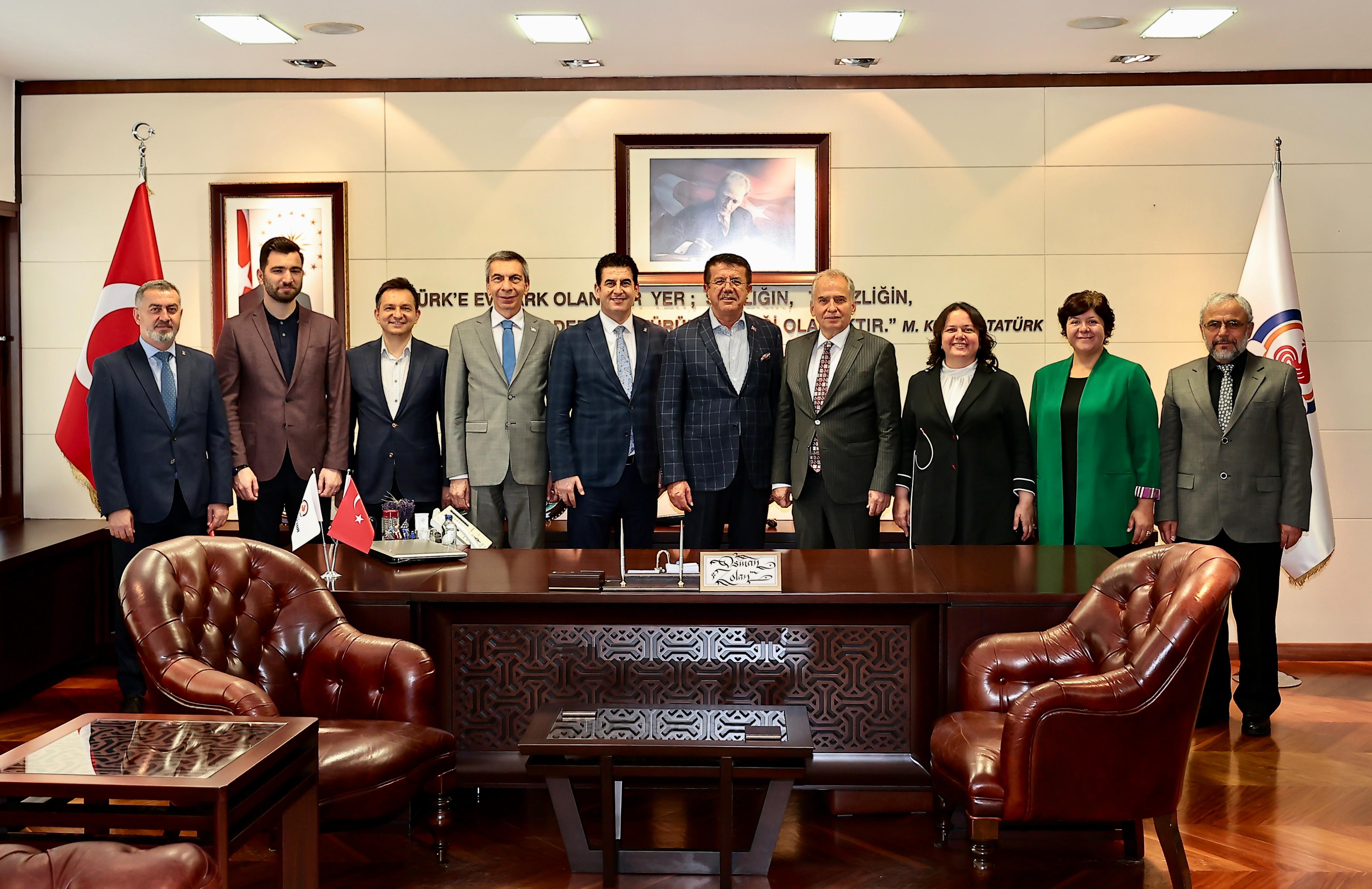 AK Parti Genel Başkan Yardımcısı Zeybekci’den Başkan Zolan’a ziyaret (7)