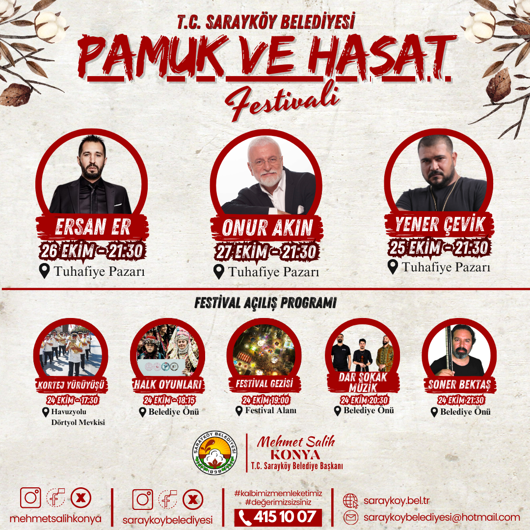 24 27 Ekim Tarihleri Arasında Gerçekleştirecek Olduğumuz “Pamuk Ve Hasat Festivali”Nde Stand Açmak Isteyen Esnaflarımız 22 Ekim Salı Gününe Kadar Başvuru Yapmaları Gerekmekte (3)