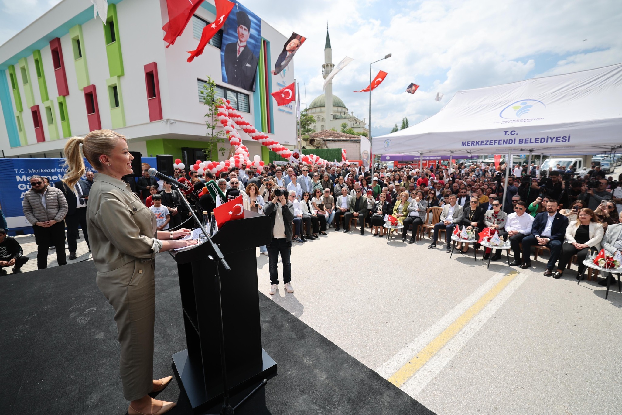 Merkezefendi̇ Beledi̇yesi̇’ni̇n 3. Kreşi̇ Açildi (8)