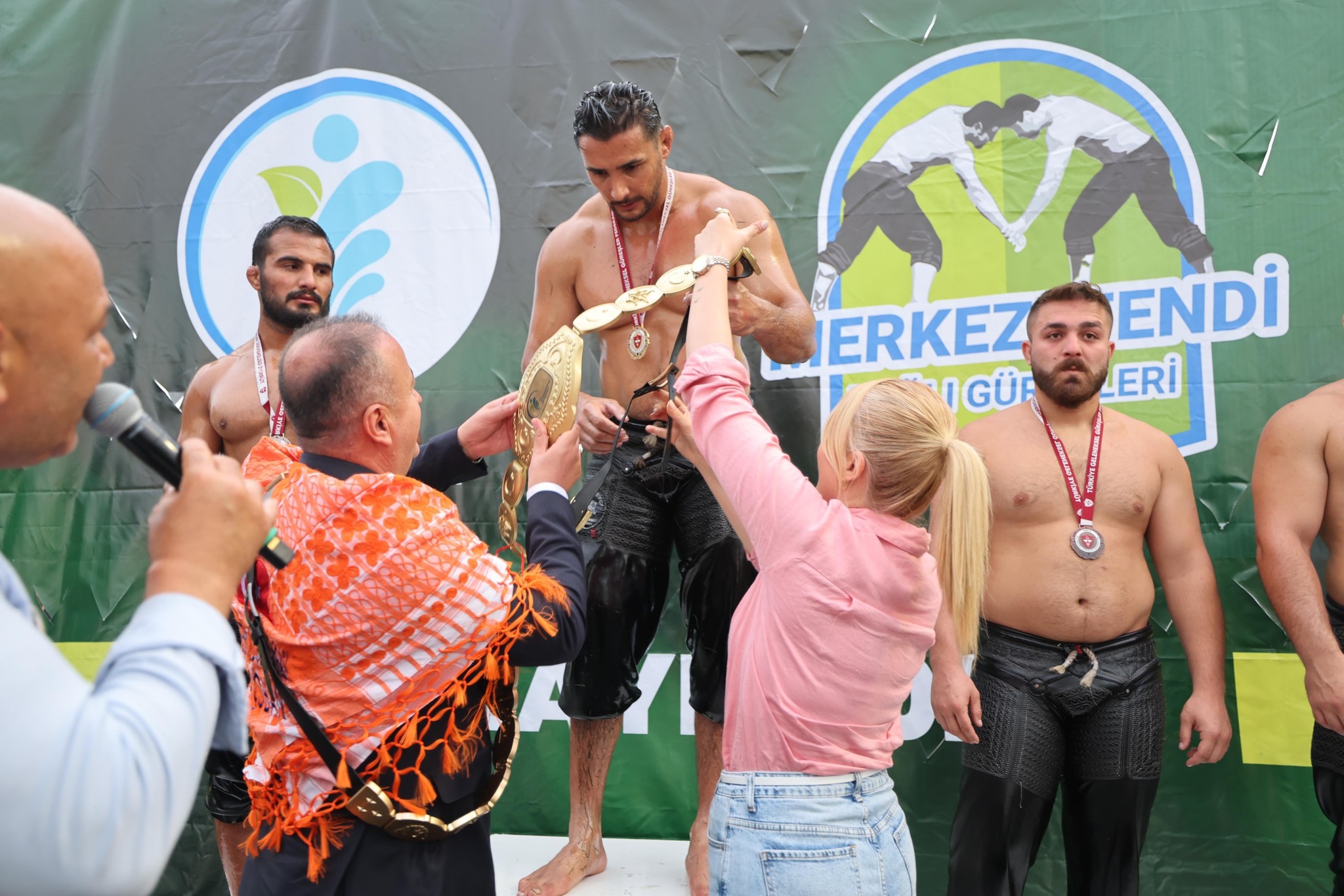 Merkezefendi̇’de Başpehli̇van Mustafa Taş Oldu (26)
