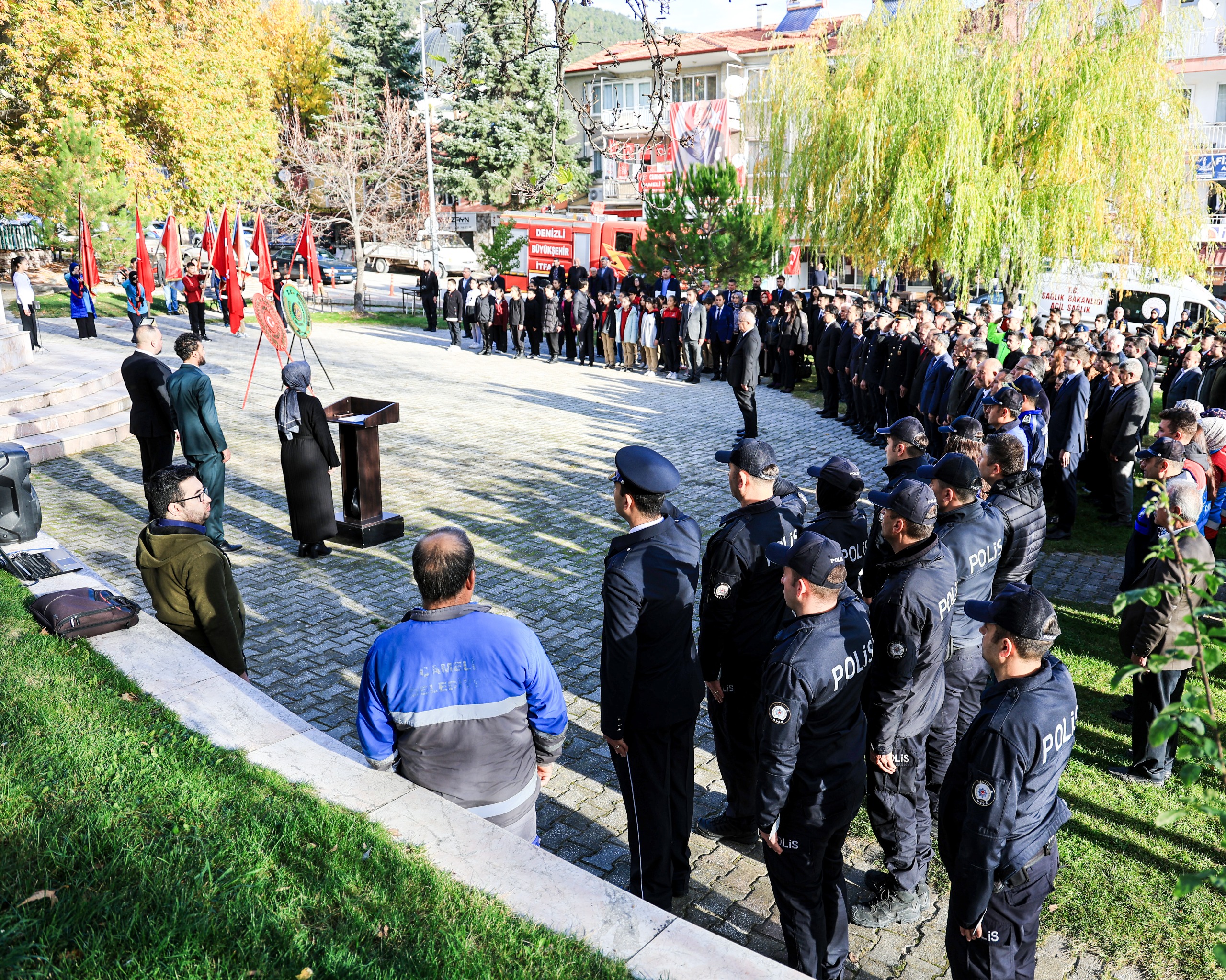 Çameli̇’de 10 Kasim Anma Töreni̇! Atatürk’e Saygi Ve Mi̇nnetle (2)