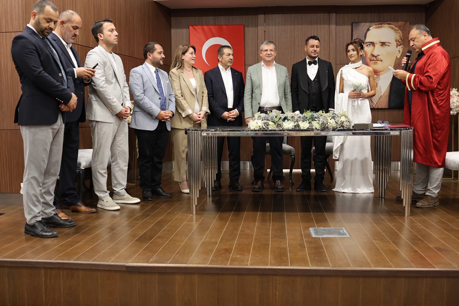 Di̇msi̇ad Ve Ak Parti̇ Yöneti̇ci̇si̇ Zi̇ya Duraman, Şahsenem Kizildağ İle Dünyaevi̇ne Gi̇rdi̇ (5)